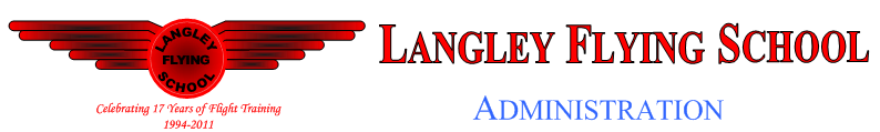 Langley Flying School Administrative Organization